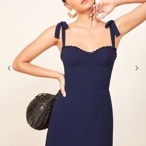 ISO Nikita navy reformation dress size 6